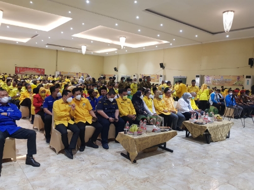 Bawaslu Kota Bekasi Hadiri Rakerda DPD Partai Golkar Kota Bekasi