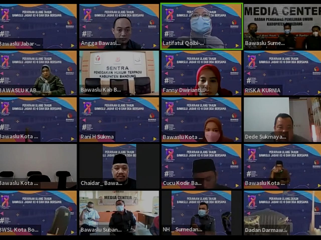 Bawaslu Jabar Peringati Sewindu Mengawasi