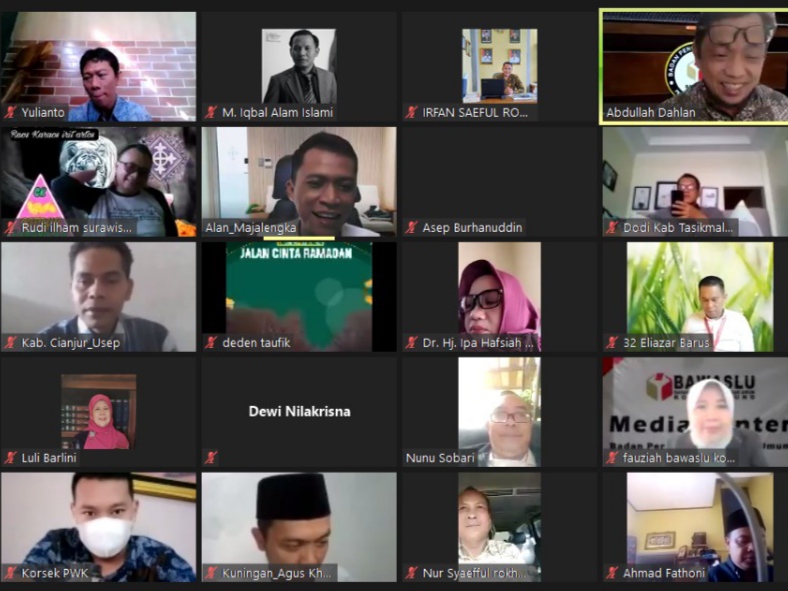 Bawaslu Jawa Barat Atur Sistem Kerja WFH 100%