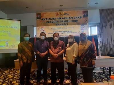 Bawaslu Kota Bekasi Hadiri Evaluasi Pelatihan Saksi Peserta Pemilu 2019 Tahap 2
