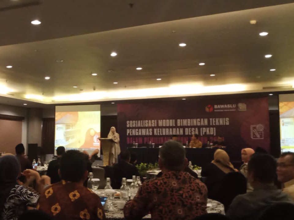 Bawaslu Kota Bekasi Hadiri Sosialisasi Modul Bimtek PKD Bawaslu Se-Jabar