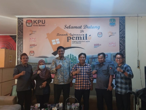 Jelang Tahapan Verifikasi Partai Politik, Bawaslu Lakukan Koordinasi dengan KPU Kota Bekasi dan Partai Politik