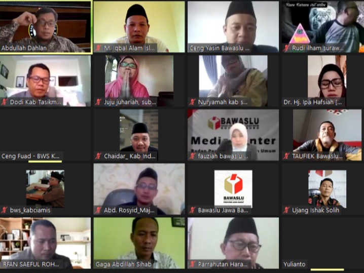 Pandemi Covid-19 Naik, Bawaslu Jabar Himbau Taati 100% Sistem Kerja WFH