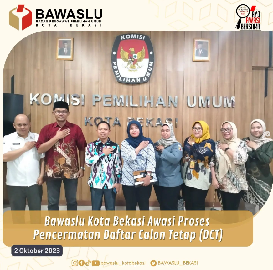 Pengawasan DCT Pemilu 2024