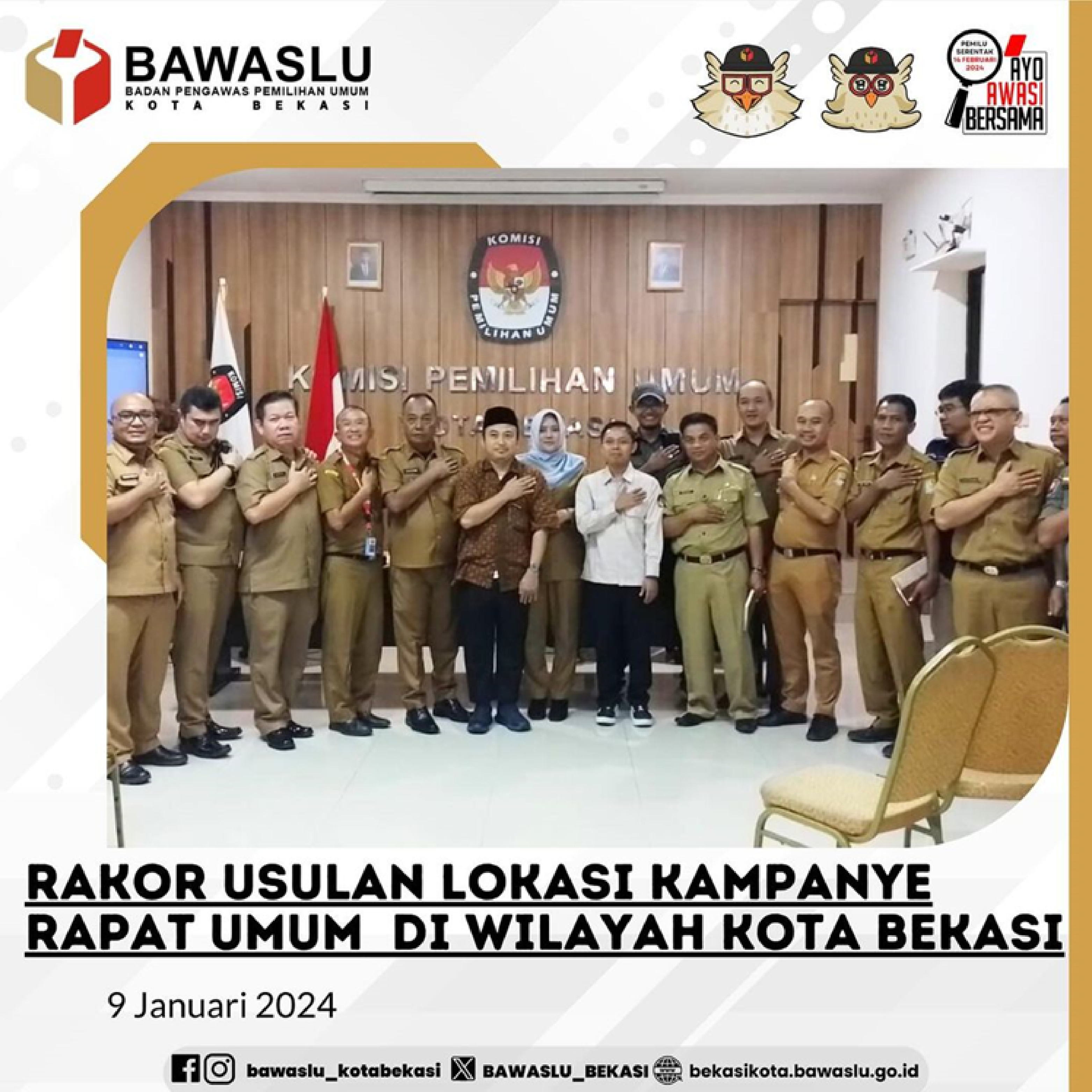 Rapat Umum di Wilayah Kota Bekasi
