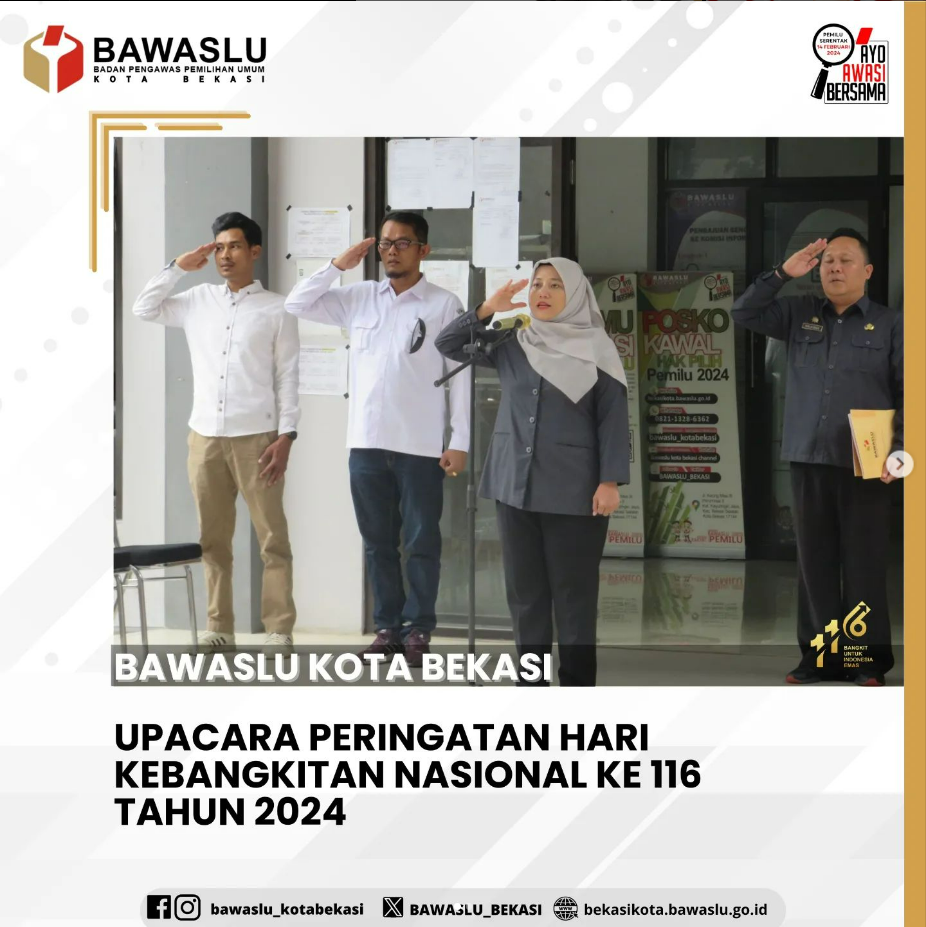 Upacara Peringatan Hari Kebangkitan Nasional ke-116 Tahun 2024
