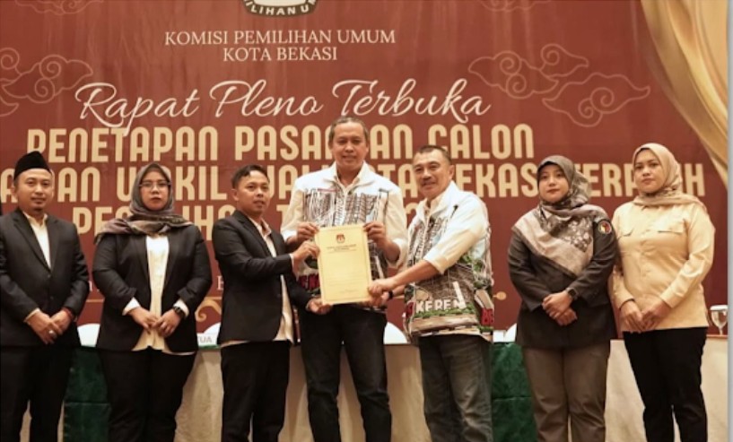 Bawaslu Kota Bekasi lakukan pengawasan Rapat Pleno Terbuka Penetapan Pasangan Calon Walikota dan Wakil Walikota Bekasi Terpilih Tahun 2024