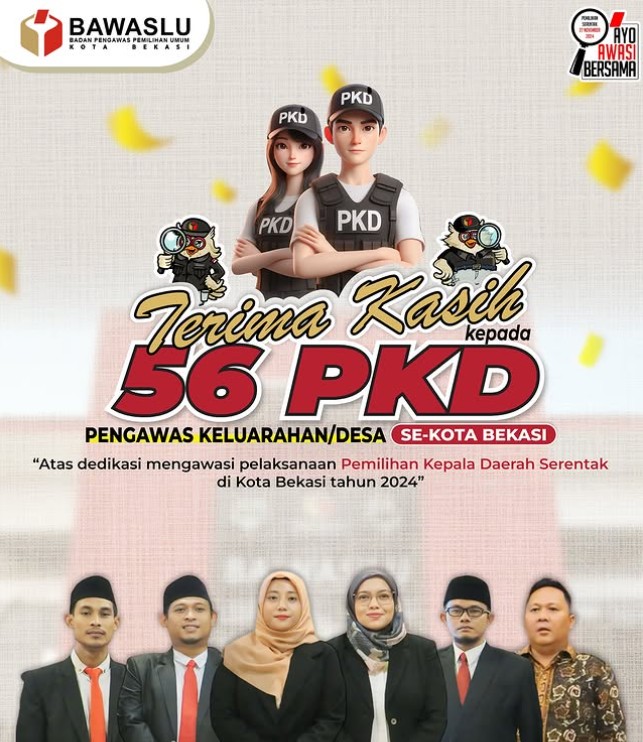 Pelepasan Masa Tugas Pengawas Kelurahan/Desa Pada Pilkada Serentak 2024