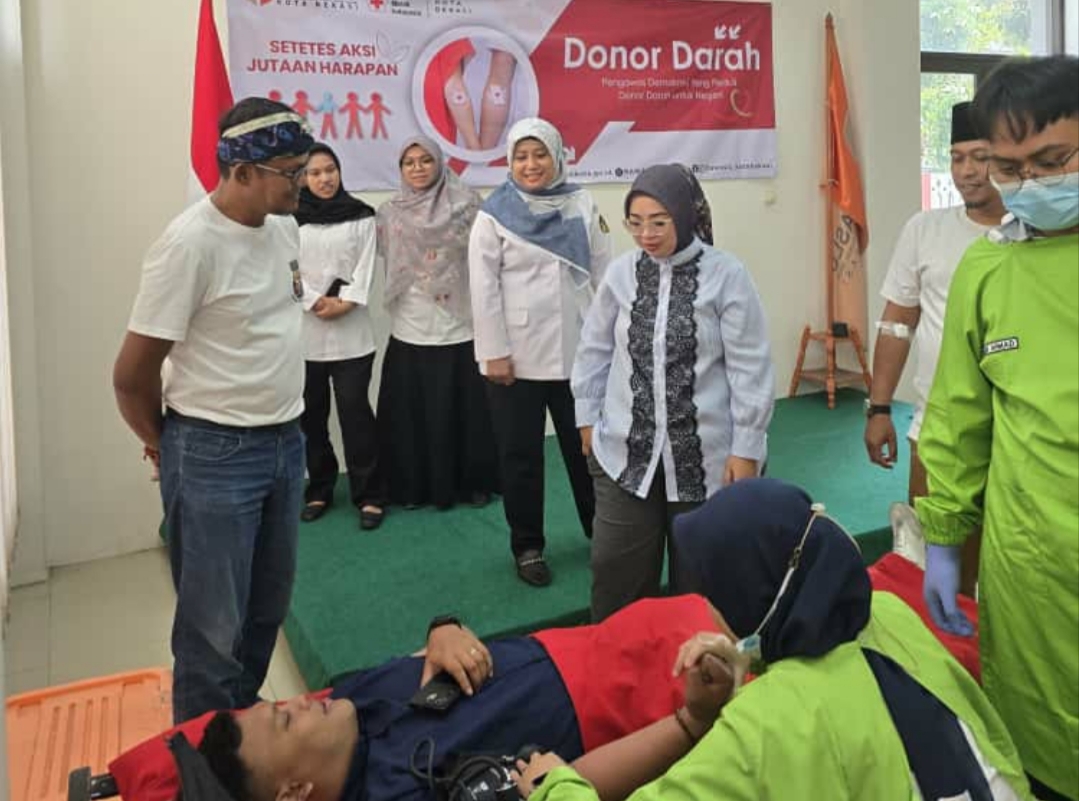 Kegiatan Donor Darah Bawaslu Kota Bekasi 