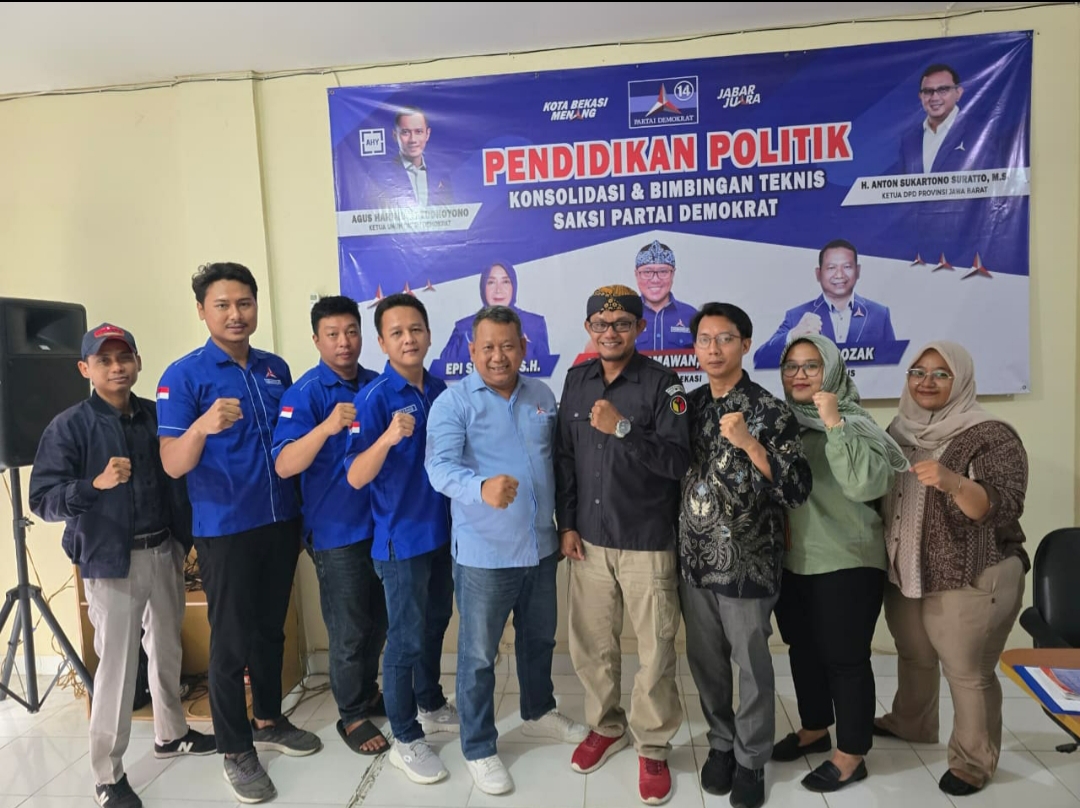 Bawaslu Kota Bekasi Kunjungi DPC Partai Demokrat untuk Pemutakhiran Data Parpol