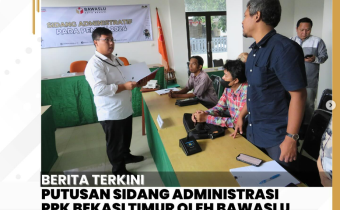 Putusan Sidang Administrasi PPK