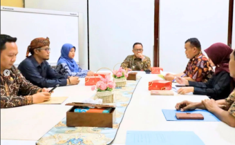 Audiensi dengan PJ Walikota Bekasi