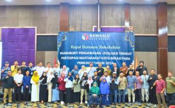 Bawaslu Kota Bekasi menggelar kegiatan Ngabuburit Pengawasan dengan tema Evaluasi Tingkat Partisipasi Masyarakat pada Pemilihan Walikota Tahun 2024