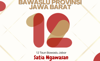 Logo 12 Tahun Bawaslu Provinsi Jawa Barat