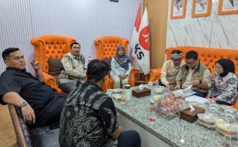 Bawaslu Kota Bekasi saat sambangi kantor DPD PKS Kota Bekasi 